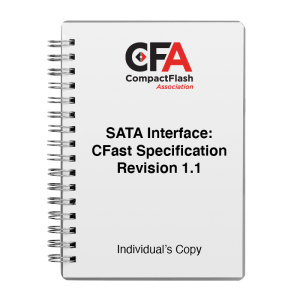 SATA Interface: CFast Specification Revision 1.1 Individual's Copy